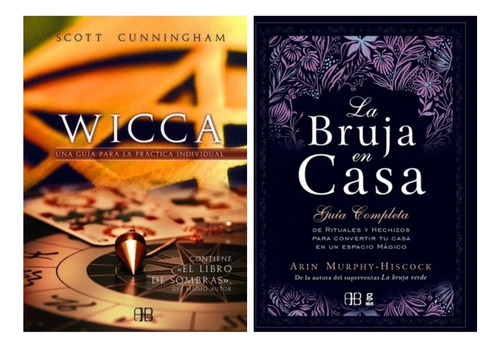 2 Libros Arkano - Bruja En Casa Murphy + Wicca Cunningham