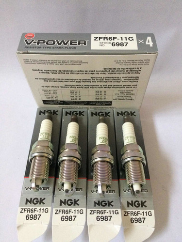 Bujías Cherokee 3.7 Ngk V-power 6987 Originales Otro Nivel