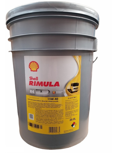 Shell Rimula R4 Sae 15w40 X 20 L
