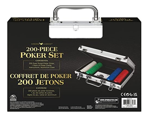 Set De Póker Texas Hold Em Professional Spin Master Game