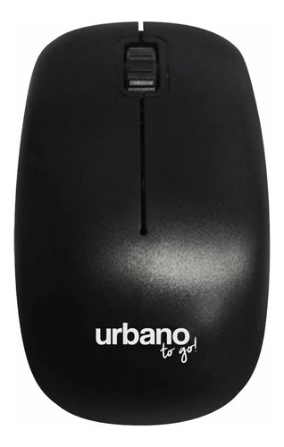 Oferta Mouse Urbano  Wireless Negro Incluye Dos Pilas