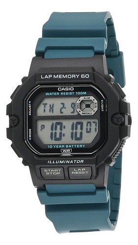 Reloj Casio Led Illuminator Con Batería De 10 Años Ws-1400h-