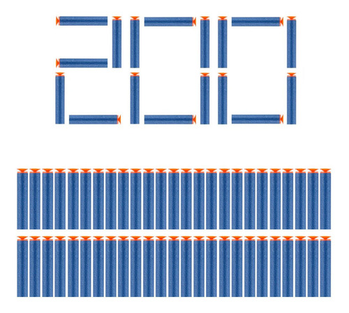 Little Valentine 200 Dardos De Succion Universales Para Nerf
