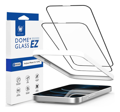 Vidrio Templado Dome Glass iPhone 13/13 Pro Full Cover/2pack