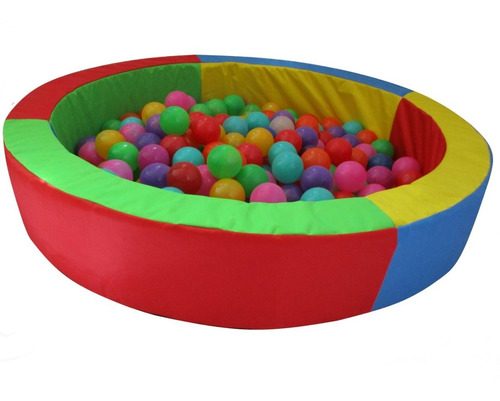 Alberca De Pelotas Para Bebes 120*20*10cm+100pelotas+cubo 