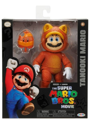 Super Mario Bros Movie Mario Tanooki 5 Pulgadas