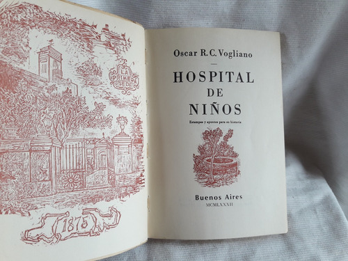 Hospital De Niños Oscar R. C. Vogliano Autografiado