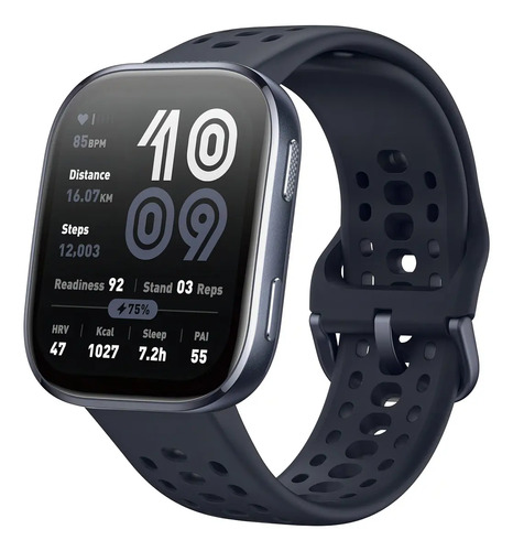 Smartwatch Amazfit Bip 6 com GPS e Tela de 1.97" Preto
