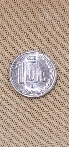 Moneda Para Coleccionistas10 Centavos Mxaño 2000