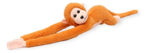 Peluche Chango Largo Bonito Y Suave 65x12 Cm Naranja Oscuro