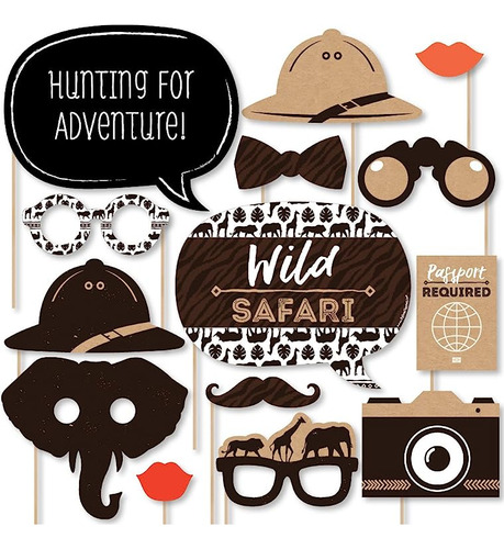 Big Of Happiness Wild Safari Kit Accesorios Para Cabina Foto