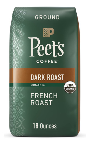 Peet's Coffee Asado Frances Organico, Cafe De Tierra Asado O