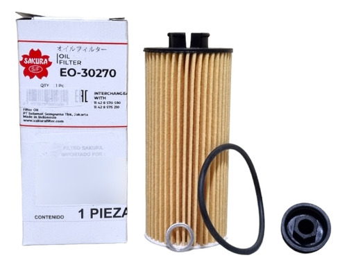 Filtro Aceite Para Bmw F48 X1 X2 F52 / Mini F56 F55 Eo-30270