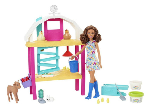 Barbie Set De Diversión En La Granja