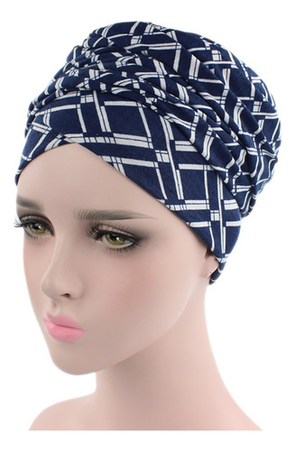 Gorro De Cola Larga Con Estampado De Turbante Elástico Musul