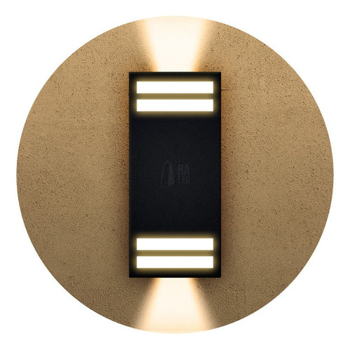 Aplique Pared Bidireccional Exterior Luz Led Gu10 Biline1