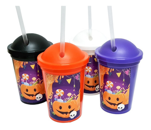 Vasos Milkshake Souvenirs - Halloween (15 Unid)