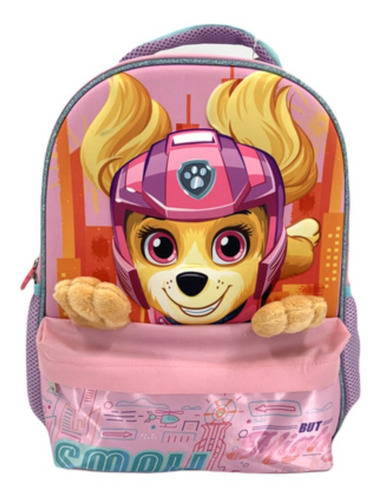 Mochila Niñas Infantil Paw Patrol Sky Plush Con Patitas