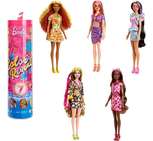 Barbie Color Reveal 7 Sorpresas Sweet Fruit 