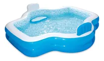 Comprar Piscina Inflable Familiar C 2 Asientos Integrados 3.05m Azul