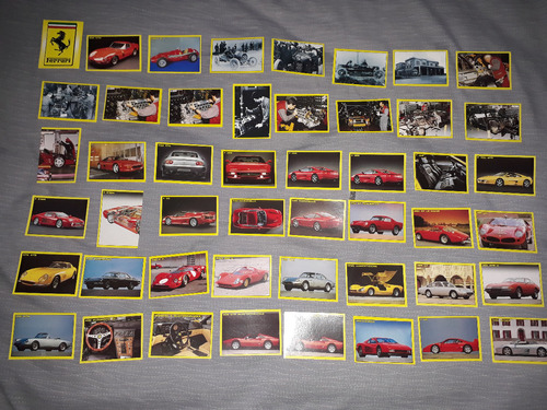 Lote 81 Figuritas Panini Autos Ferrari Italia Formula 1