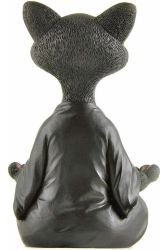 Estatua De Gato Para Meditación, Buda, Yoga, Decoración De G