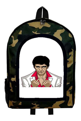 Mochila Camuflada Scarface Tony Montana Mod Aar16