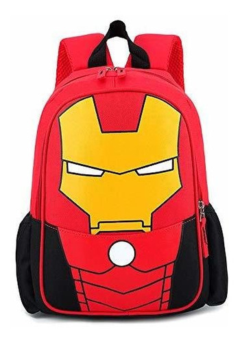 Limitless Kids Co. 3d Backpack L Iron Man Edition L Red & Bl
