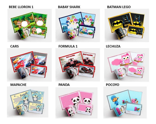 Set De Jardin Personalizado - 4 Piezas - Bob Esp. 2 Celeste