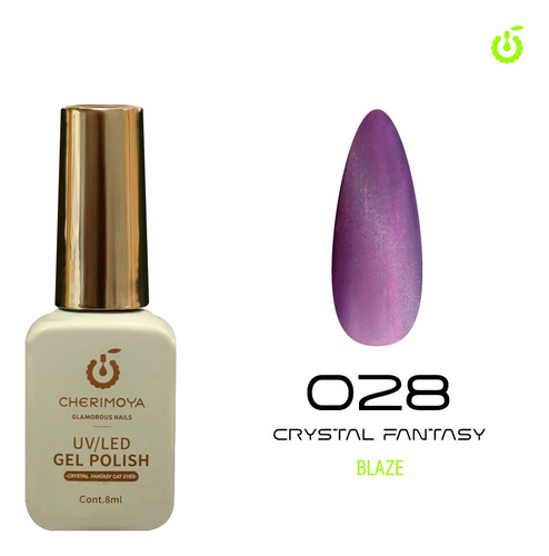 Esmalte Ojo De Gato Semipermanente Cherimoya 8ml 028