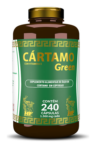 Cartamo Com Vitamina E 1000mg 240 Capsulas Hf Suplements