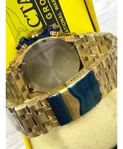 Relógio Invicta Reserve Venon Hybrid 27791 Gold 18k Blue