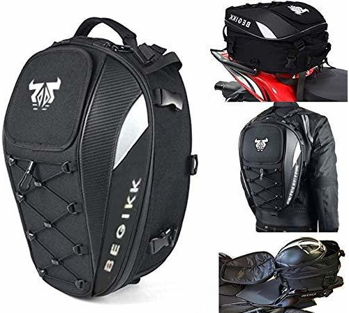 Bolsa Trasera Para Motocicleta Asiento Para Casco - 38l Moch