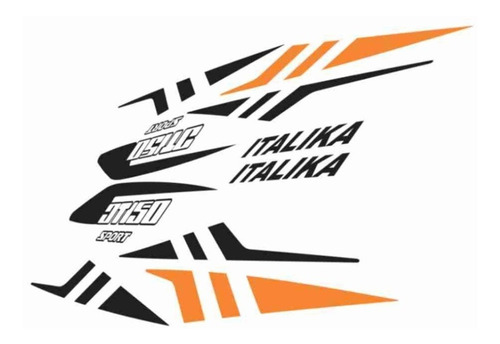 Calcomanías - Oficiales Para Italika Dt150 Sport 