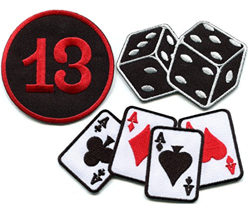 Lote De 3 Cartas De Dados Ace Of Spades Diamonds Clubs Heart