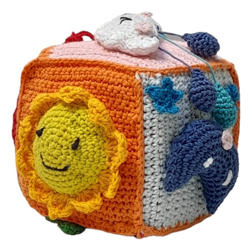 Cubo Didáctico Tejido Crochet