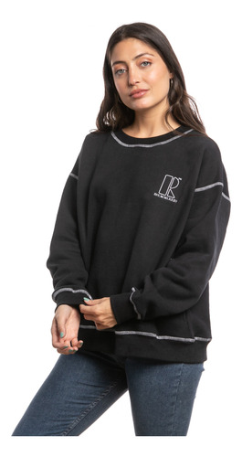 Buzo Mujer Rusty Fortitude Oversized Crew Ld