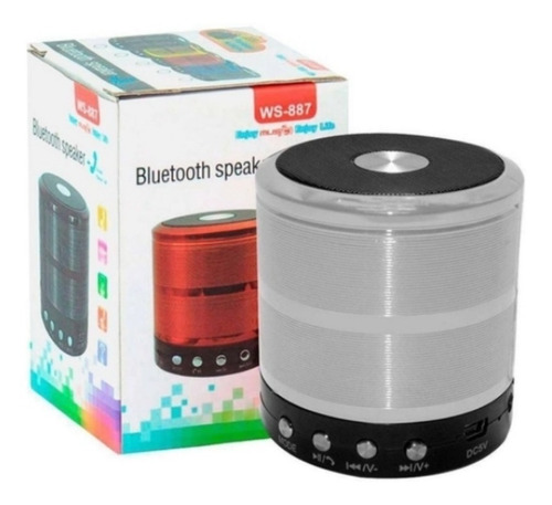 Mini Caixinha Som Bluetooth Portátil Usb Mp3 P2 Sd Rádio Fm