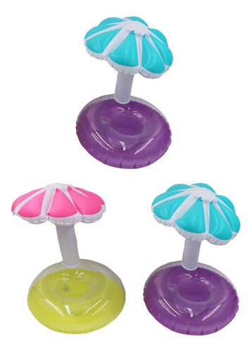 Soporte Para Vasos Bath Toys Con Forma De Hongo, 3 Unidades