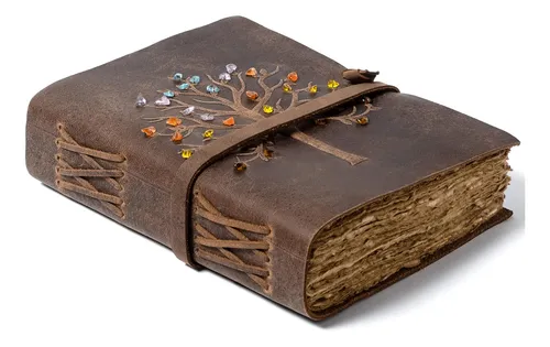 comprar Nomadcraftsco Diario Vintage Diario De Cuero Piedras Diario