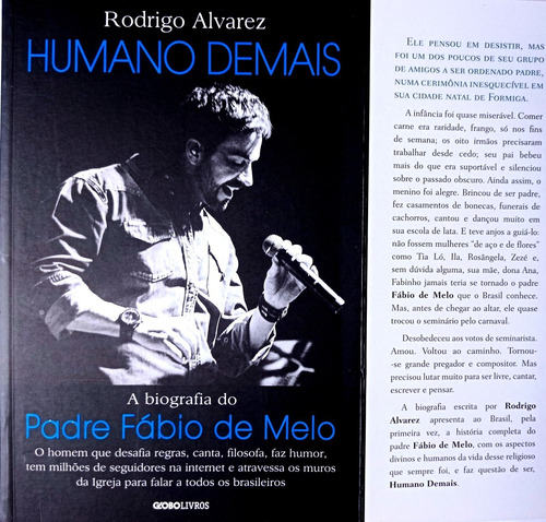 Livro Humano Demais A Biografia De Padre Fabio De Melo | Parcelamento sem  juros