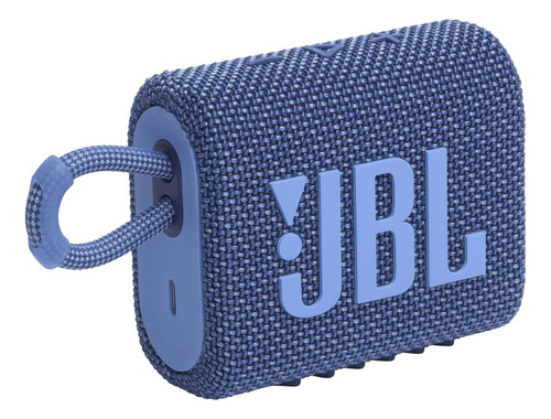 Altavoz Bluetooth Jbl Go 3, portátil e impermeable, color azul 110 V/220 V