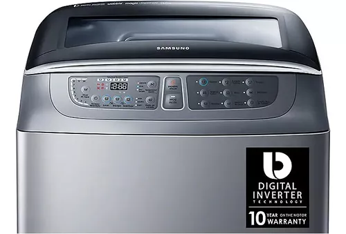 Lavadora automática carga superior 9 kilos WA90H4400SW Samsung –