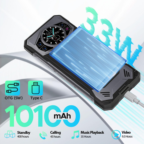 Smartphone Doogee S200 Rugged 5g 32gb+256gb 10100mah 33w