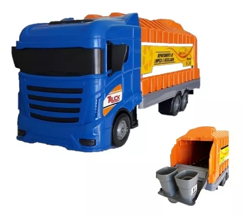 Caminhão Trans Tora Truck Cargas de Brinquedo - Caminhao Carrega