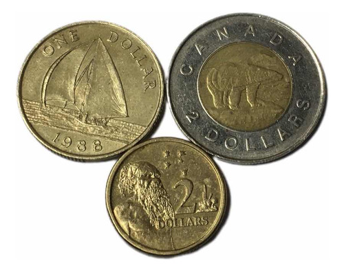 Bermudas 1 Dólar 88 E 2 Dólares 96 E 2014 Austrália E Canadá