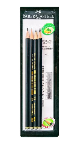 Lápices Grafo Hb 2b 4b 6b Faber Castell