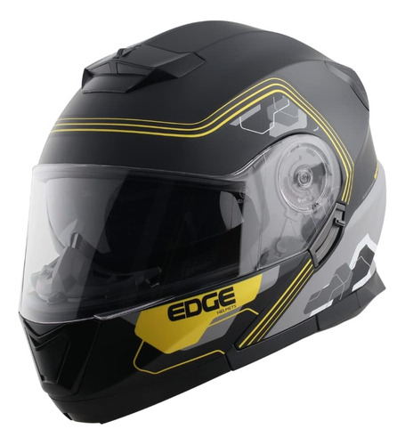 Casco Abatible Edge Jet 2 Mx-7 Grafico Gafas Certificado Dot