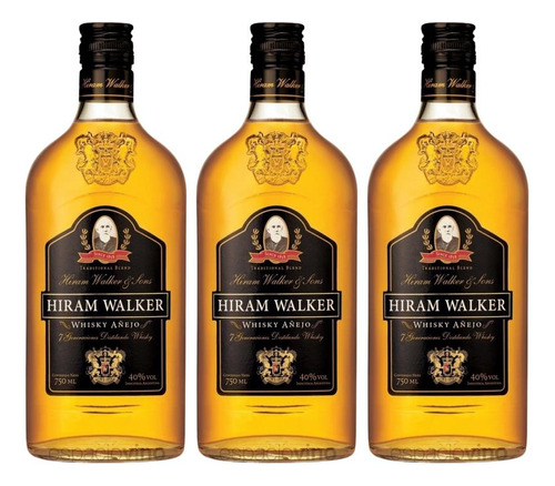 Whisky Hiram Walker 750 Ml X3 Whiskies Whiskey - Fullescabio