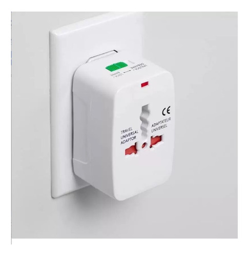 Enchufe Universal De Viaje Adaptador Internacional Corriente